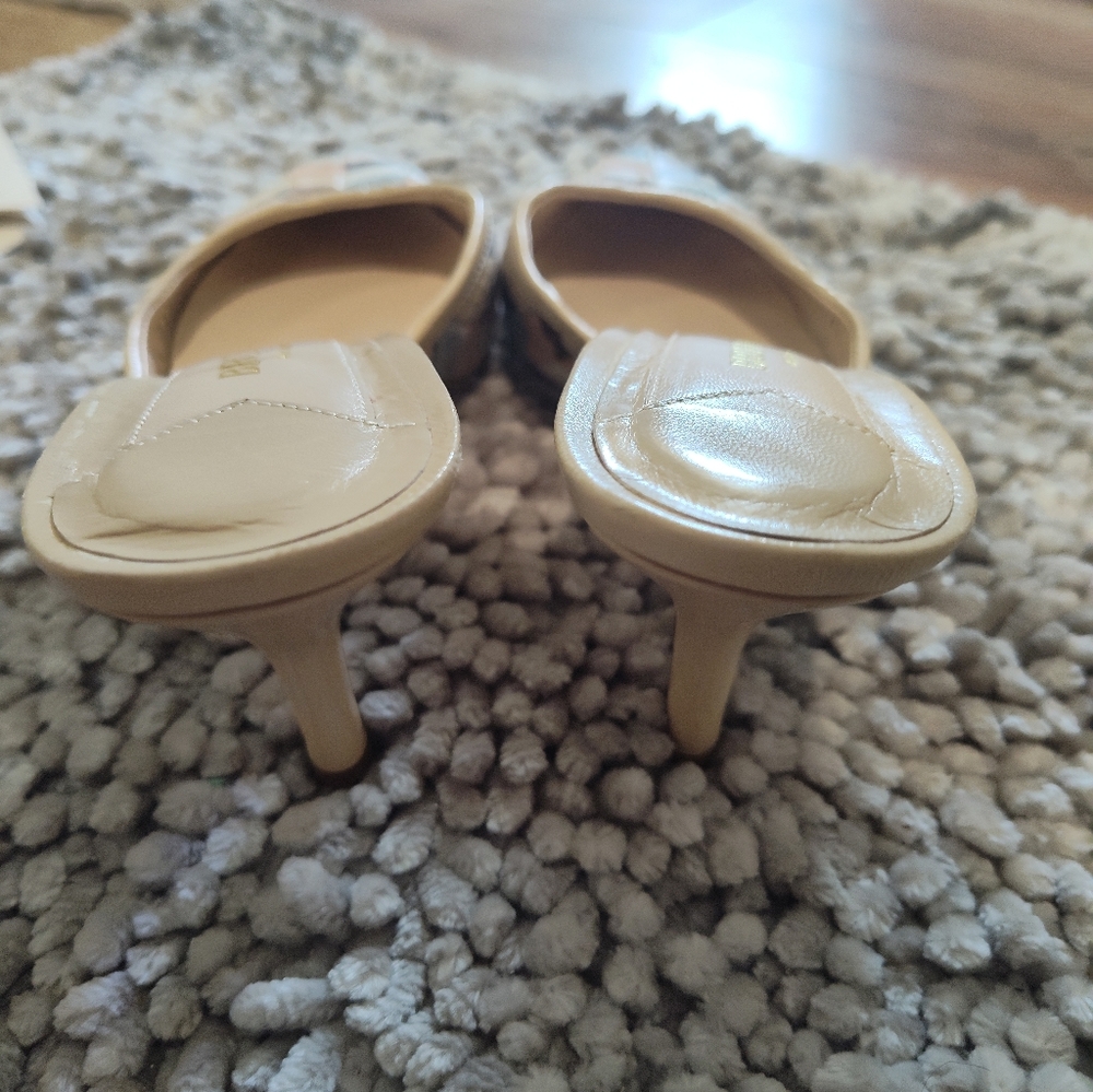 Bruno Magli Leather Patchwork Mules - image 5